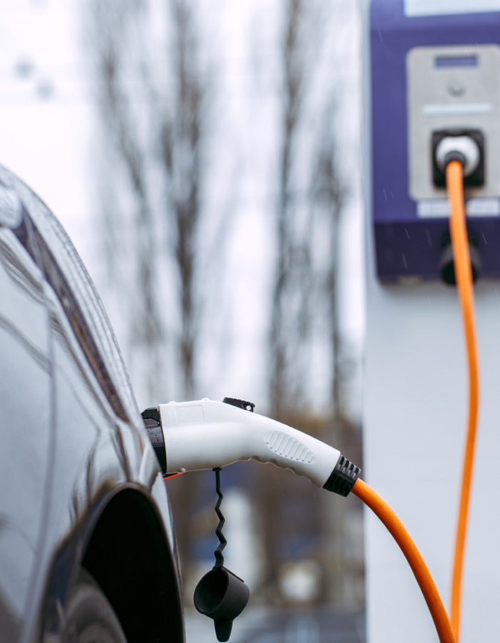 Eco car transportation energy charge no people